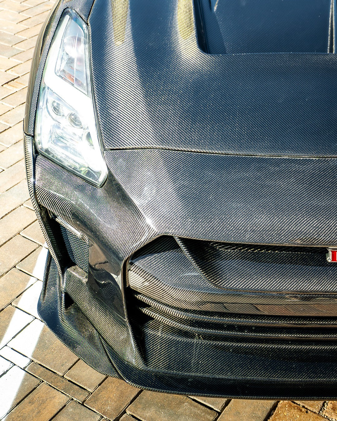 Aero Republic Double-sided Carbon Fiber Hood Bonnet CBA DBA LBV2 Style for GTR R35 2008-2016 - Performance SpeedShop