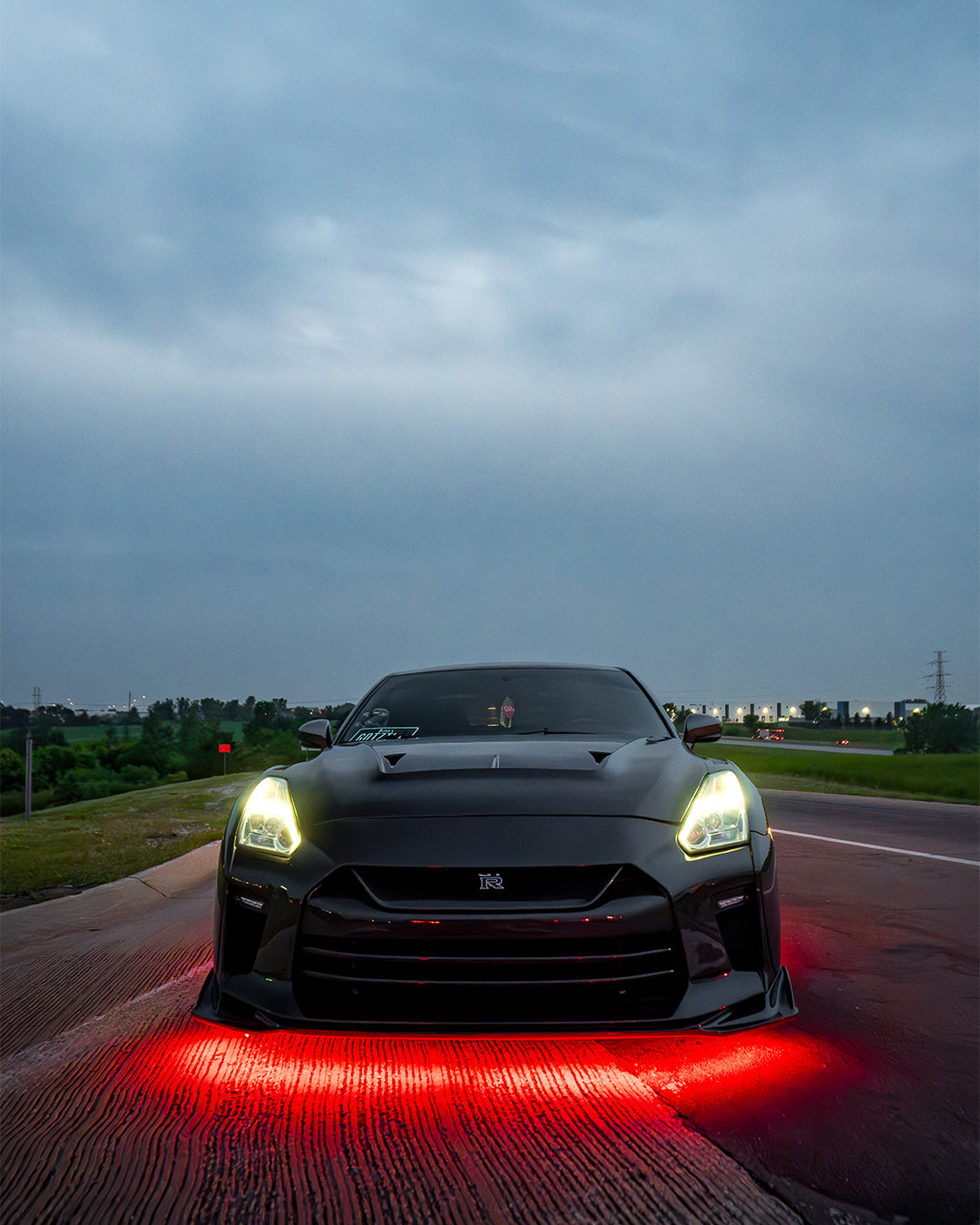 Aero Republic Double-sided Carbon Fiber Hood Bonnet CBA DBA LBV2 Style for GTR R35 2008-2016 - Performance SpeedShop