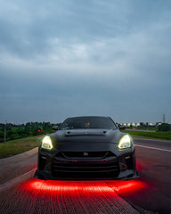 Aero Republic Double-sided Carbon Fiber Hood Bonnet CBA DBA LBV2 Style for GTR R35 2008-2016 - Performance SpeedShop