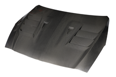 Nissan GTR R35 EBA 2017 2018 2019 2020 2021 2022 2023 2024 (2017+ hood recommended for 2008-2016 model years) with Aftermarket Parts - TS Style Hood Dry Pre-preg Carbon Fiber from Aero Republic