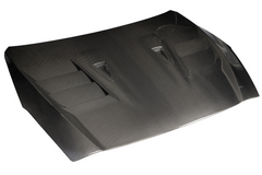 Nissan GTR R35 EBA 2017 2018 2019 2020 2021 2022 2023 2024 (2017+ hood recommended for 2008-2016 model years) with Aftermarket Parts - TS Style Hood Dry Pre-preg Carbon Fiber from Aero Republic
