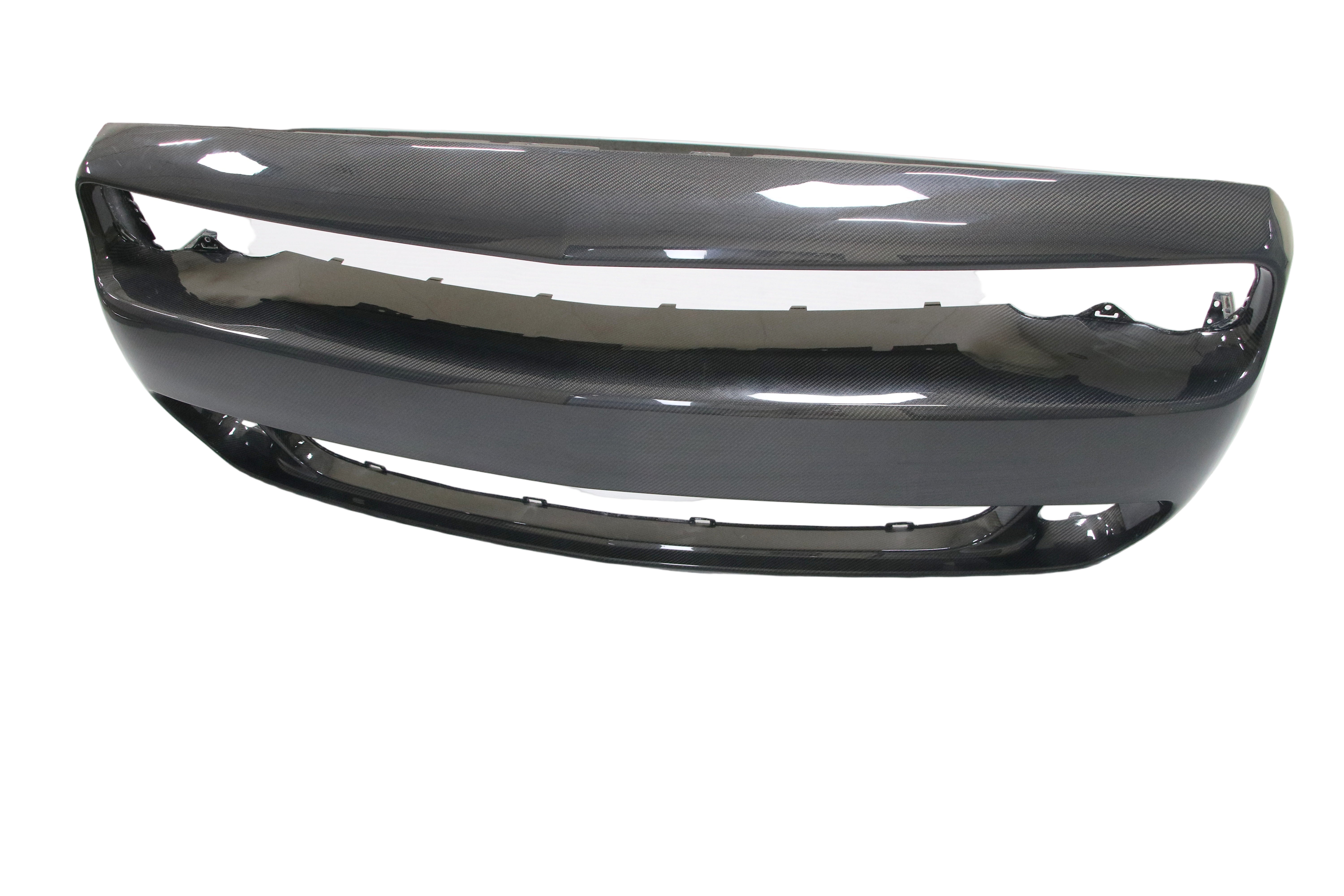 Upgrade Your Dodge Challenger Hellcat T/A Scat Pack 392 SRT R/T SXT SE 2008 2009 2010 2011 2012 2013 2014 2015 2016 2017 2018 2019 2020 2021 2022 2023 with Aftermarket Parts - OEM Style Front Bumper Carbon Fiber from Aero Republic