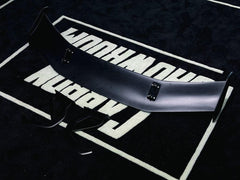 Porsche 981 Cayman (Base / S / GTS) 2012 2013 2014 2015 2016 & 718 982 Cayman (Base / T / S / GTS) 2017-ON with Aftermarket Parts - GT4RS Style Rear Wing Dry Pre-preg Carbon Fiber from Dupont Tech