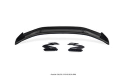 Porsche 718 / 981 / 987 Cayman Base S T GTS R with Aftermarket Parts - GT4RS Style Rear Wing (Aluminum Bracket Included) Pre-preg Carbon Fiber / FRP from Aero Republic