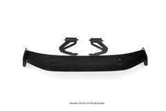 Porsche 718 / 981 / 987 Cayman Base S T GTS R with Aftermarket Parts - GT4RS Style Rear Wing (Aluminum Bracket Included) Pre-preg Carbon Fiber / FRP from Aero Republic