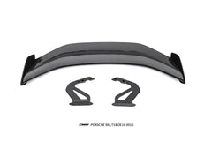 Porsche 981 Cayman (Base / S / GTS) 2012 2013 2014 2015 2016 & 718 982 Cayman (Base / T / S / GTS) 2017-ON & 987.1 987.2 Cayman (Base / S) 2005-2012 with Aftermarket Parts - GT4RS Conversion Style Rear Wing Dry Pre-preg Carbon Fiber / FRP from Aero Republic