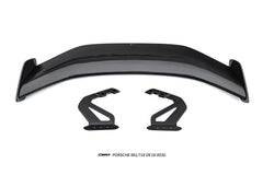 Porsche 981 Cayman (Base / S / GTS) 2012 2013 2014 2015 2016 & 718 982 Cayman (Base / T / S / GTS) 2017-ON & 987.1 987.2 Cayman (Base / S) 2005-2012 with Aftermarket Parts - GT4RS Conversion Style Rear Wing Dry Pre-preg Carbon Fiber / FRP from Aero Republic