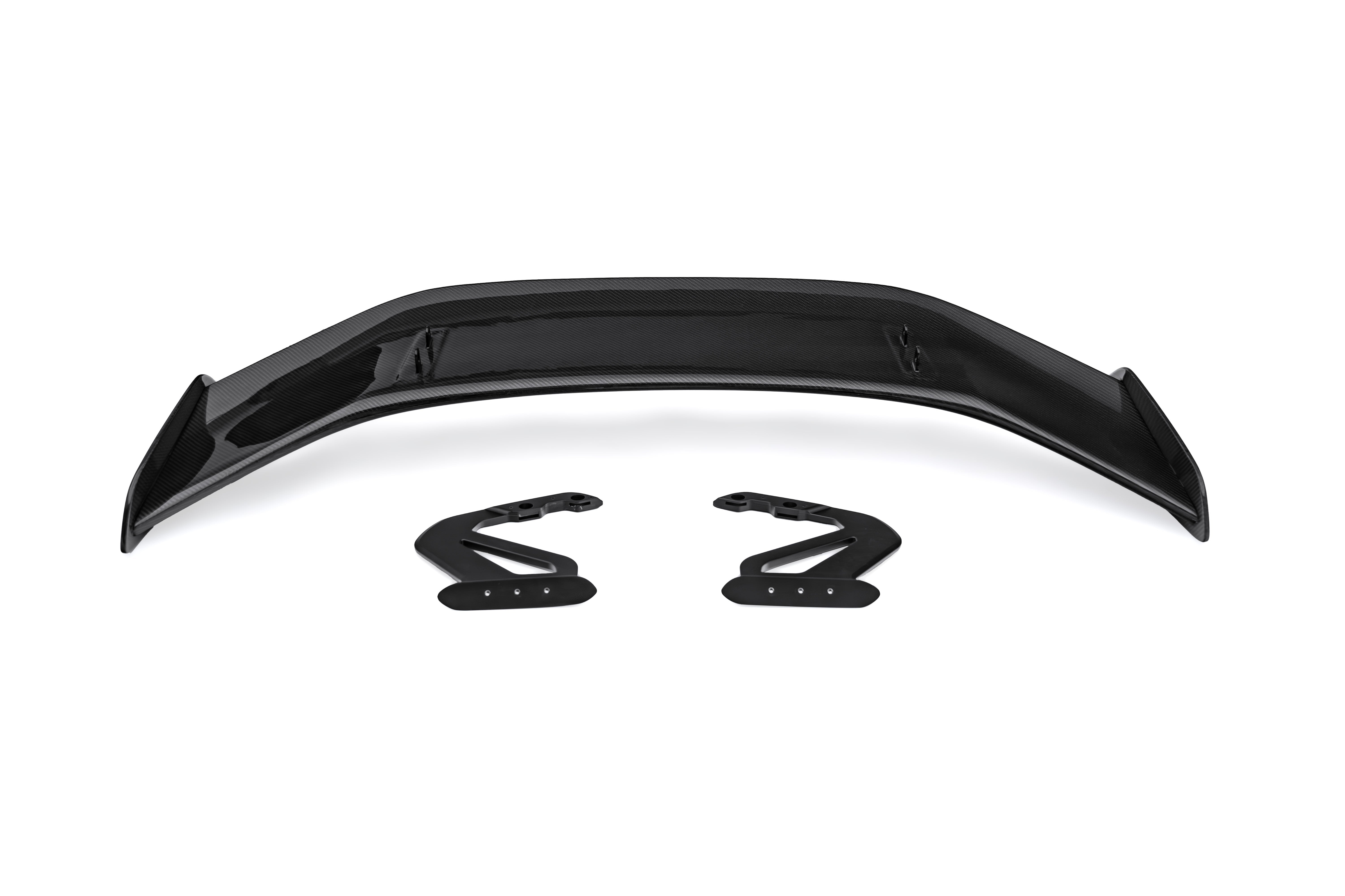 Porsche 981 Cayman (Base / S / GTS) 2012 2013 2014 2015 2016 & 718 982 Cayman (Base / T / S / GTS) 2017-ON & 987.1 987.2 Cayman (Base / S) 2005-2012 with Aftermarket Parts - GT4RS Conversion Style Rear Wing Dry Pre-preg Carbon Fiber / FRP from Aero Republic