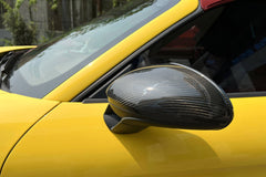 Porsche 718 Boxster & Cayman Base/S/T/GTS Spyder/Spyder RS/GT4/GT4RS LHD (Left Hand Drive) 2016-ON with Aftermarket Parts - OE Style Replacement Mirror Caps Pre-preg Carbon Fiber from Aero Republic