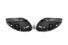 Porsche 718 Boxster & Cayman Base/S/T/GTS Spyder/Spyder RS/GT4/GT4RS LHD (Left Hand Drive) 2016-ON with Aftermarket Parts - OE Style Replacement Mirror Caps Pre-preg Carbon Fiber from Aero Republic