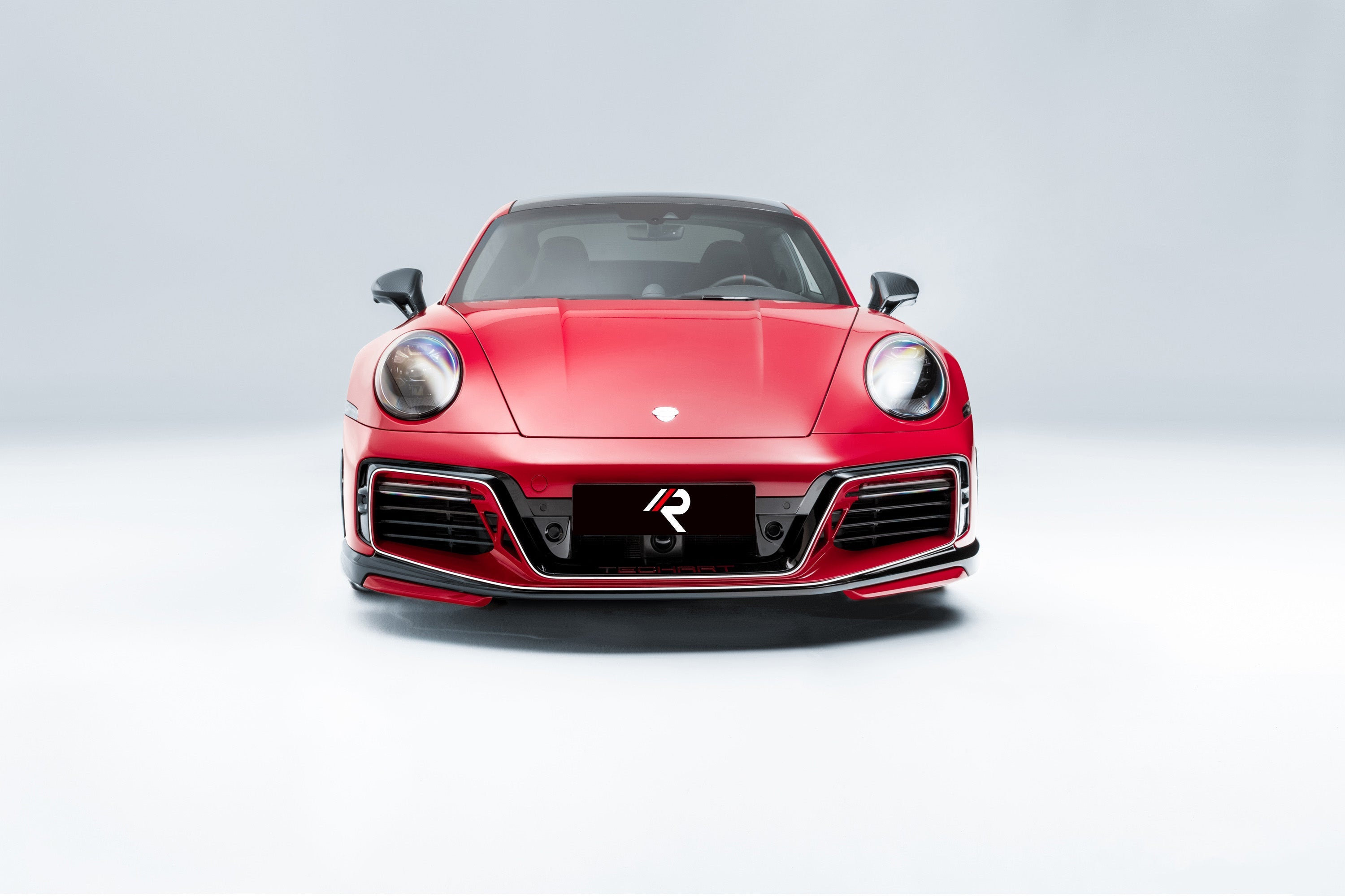 Porsche 911 992.1 Carerra Base/S/T/4/4S/Targa 4/ Targa 4S/GTS/GT3/Turbo/Turbo S 2020 2021 2022 2023 2024 & 911 992.2 Carerra Base/S/T/4/4S/Targa 4/ Targa 4S/GTS/Turbo/Turbo S 2025-ON with Aftermarket Parts - T-ART Style Front Bumper?Carbon Fiber from Aero Republic