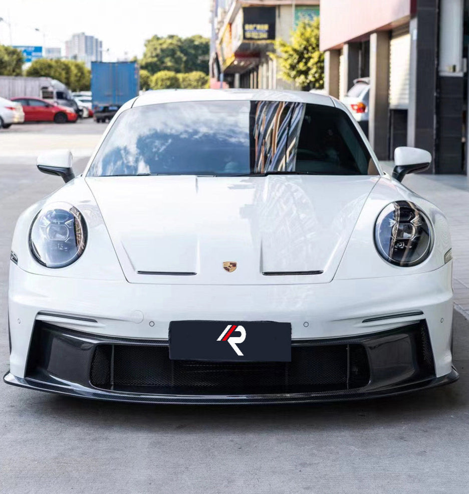 Porsche 911 992.1 Carerra Base/S/T/4/4S/Targa 4/ Targa 4S/GTS/GT3/Turbo/Turbo S 2020 2021 2022 2023 2024 & 911 992.2 Carerra Base/S/T/4/4S/Targa 4/ Targa 4S/GTS/Turbo/Turbo S 2025-ON with Aftermarket Parts - T-ART Style Hood?Carbon Fiber from Aero Republic