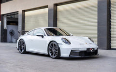 Porsche 911 992.1 Carerra Base/S/T/4/4S/Targa 4/ Targa 4S/GTS/GT3/Turbo/Turbo S 2020 2021 2022 2023 2024 & 911 992.2 Carerra Base/S/T/4/4S/Targa 4/ Targa 4S/GTS/Turbo/Turbo S 2025-ON with Aftermarket Parts - T-ART Style Hood?Carbon Fiber from Aero Republic