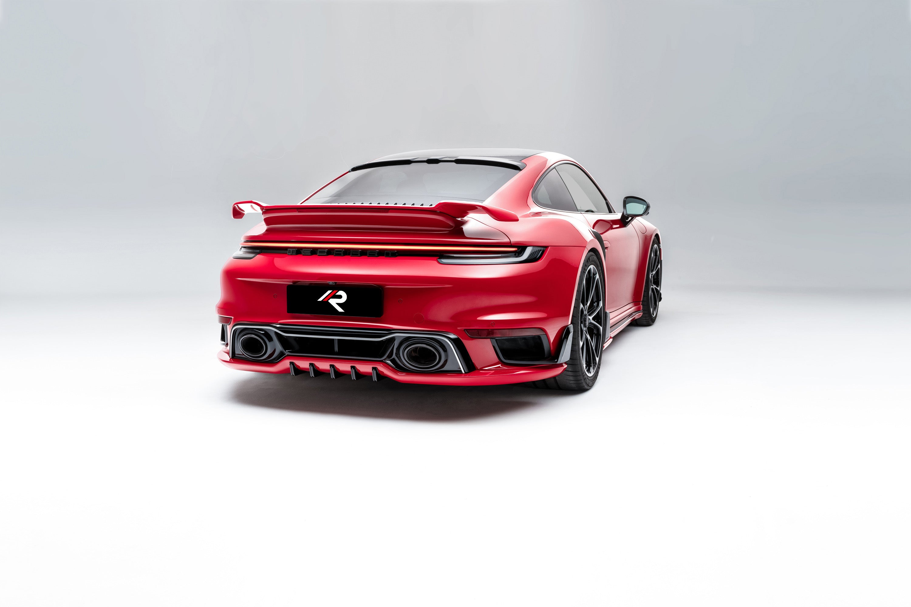 Porsche 911 992.1 Carerra Base/S/T/4/4S/Targa 4/ Targa 4S/GTS/Turbo/Turbo S 2020 2021 2022 2023 2024 & 911 992.2 Carerra Base/S/T/4/4S/Targa 4/ Targa 4S/GTS/Turbo/Turbo S 2025-ON with Aftermarket Parts - T-ART Style Rear Roof Spoiler?Carbon Fiber from Aero Republic