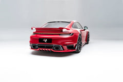Porsche 911 992.1 Carerra Base/S/T/4/4S/Targa 4/ Targa 4S/GTS/Turbo/Turbo S 2020 2021 2022 2023 2024 & 911 992.2 Carerra Base/S/T/4/4S/Targa 4/ Targa 4S/GTS/Turbo/Turbo S 2025-ON with Aftermarket Parts - T-ART Style Rear Roof Spoiler?Carbon Fiber from Aero Republic