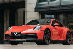 Aero Republic T-ART Style Front Lip for Porsche 911 992.1 Carrera Base/S/T/4/4S/Targa 4/Targa 4S 2020-2024 Carbon Fiber/FRP