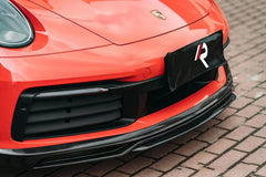 Aero Republic T-ART Style Front Lip for Porsche 911 992.1 Carrera Base/S/T/4/4S/Targa 4/Targa 4S 2020-2024 Carbon Fiber/FRP