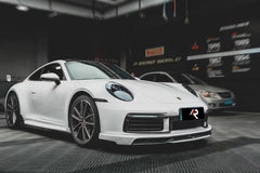 Aero Republic T-ART Style Front Lip for Porsche 911 992.1 Carrera Base/S/T/4/4S/Targa 4/Targa 4S 2020-2024 Carbon Fiber/FRP