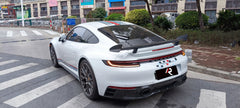 Porsche 911 992.1 Carerra Base/S/T/4/4S/Targa 4/ Targa 4S/GTS 2020 2021 2022 2023 2024 with Aftermarket Parts - TC Stinger GTR Style Engine Lid Cover Replacement?Carbon Fiber from Aero Republic
