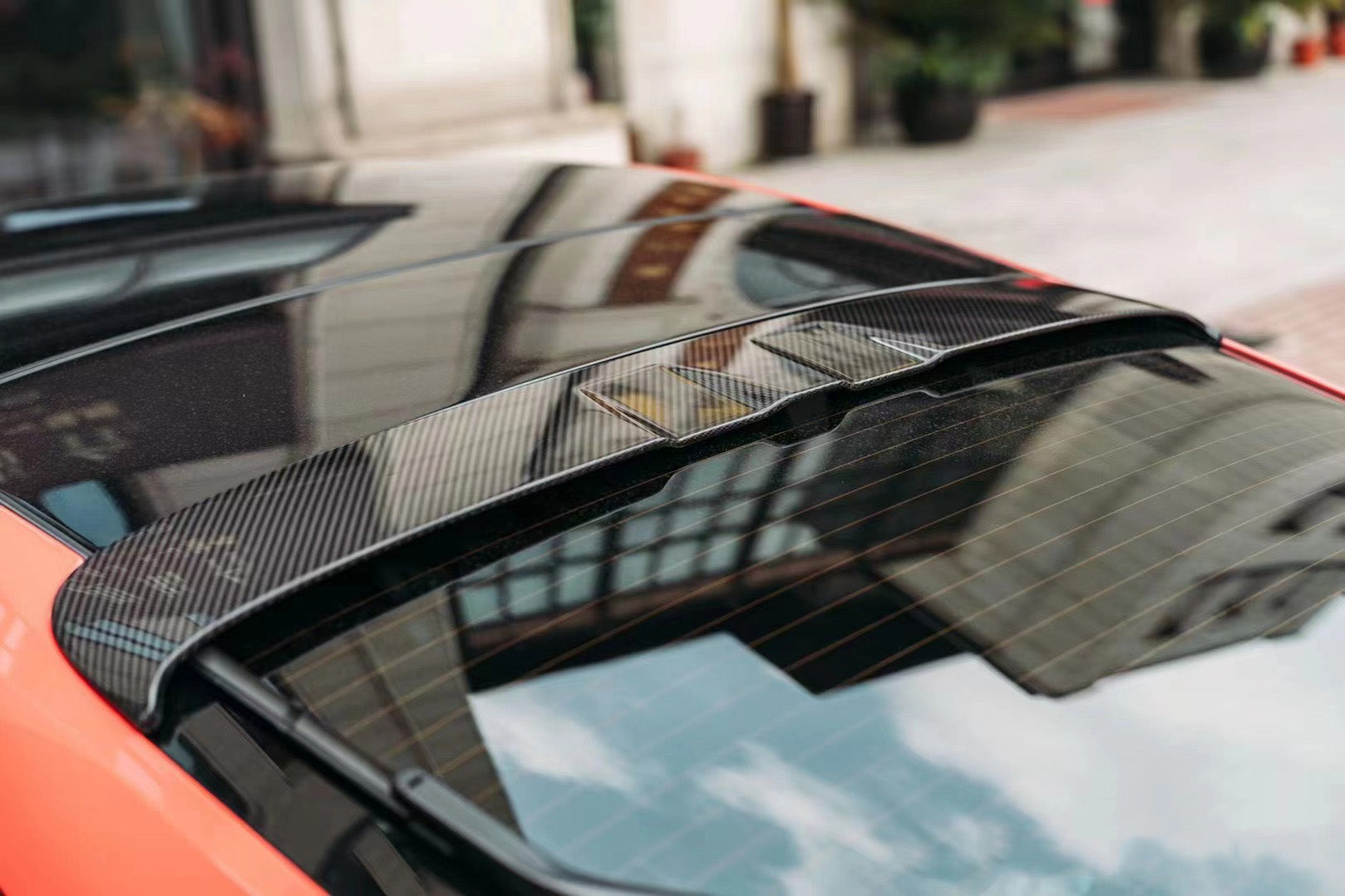 Porsche 911 992.1 Carerra Base/S/T/4/4S/Targa 4/ Targa 4S GTS 2020 2021 2022 2023 2024 with Aftermarket Parts - T-ART Style Rear Roof Spoiler?Carbon Fiber from Aero Republic
