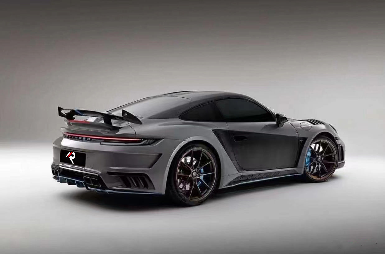 Porsche 911 992.1 Carerra Base/S/T/4/4S/Targa 4/ Targa 4S/GTS 2020 2021 2022 2023 2024 with Aftermarket Parts - TC Sting GTR Style Rear Spoiler Wing & Rear Spoiler Deck Lid?Carbon Fiber from Aero Republic
