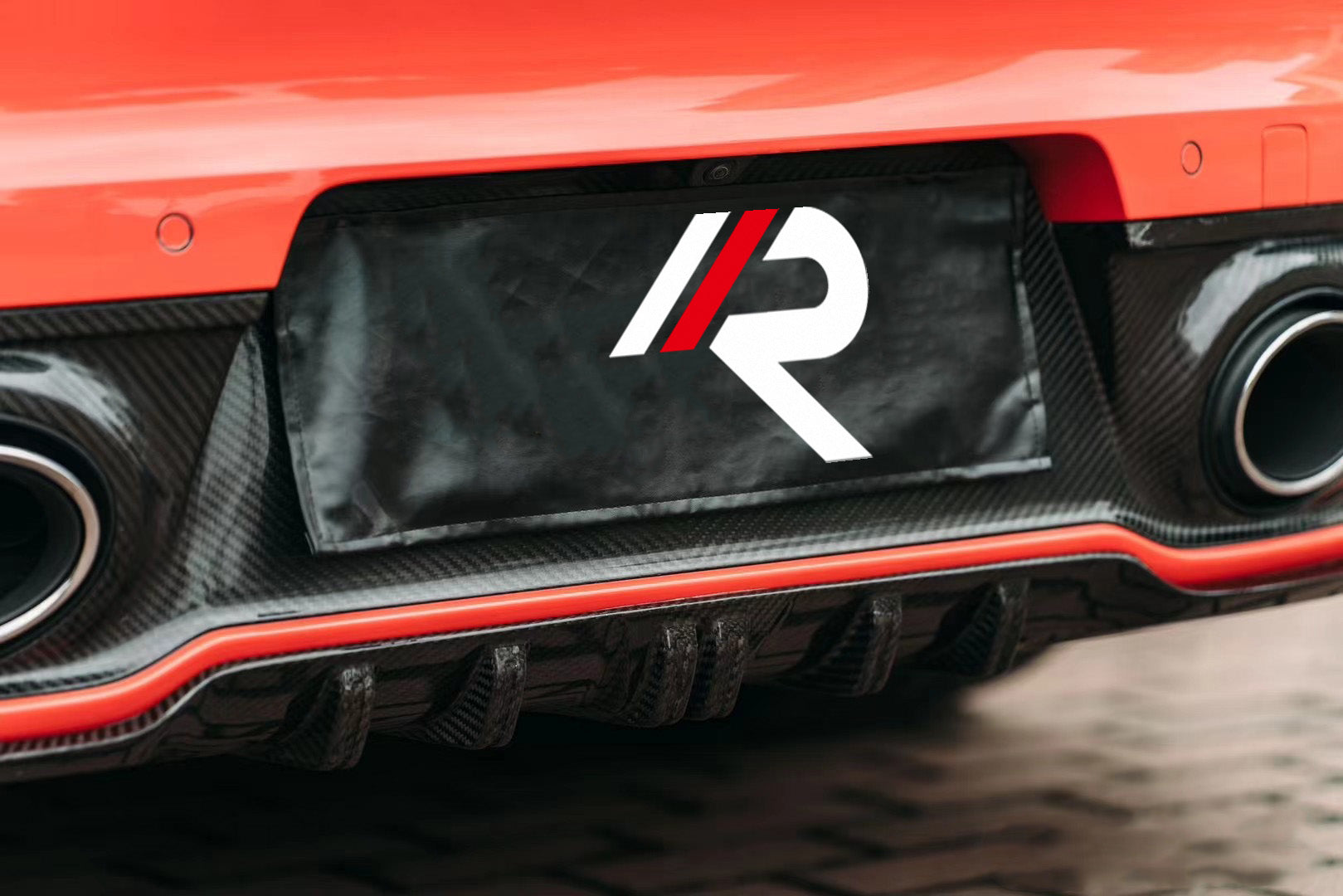 Porsche 911 992.1 Carerra Base/S/T/4/4S/Targa 4/ Targa 4S (for non-aerokit version bumpers) 2020 2021 2022 2023 2024 with Aftermarket Parts - T-ART Style Rear Diffuser?Carbon Fiber from Aero Republic