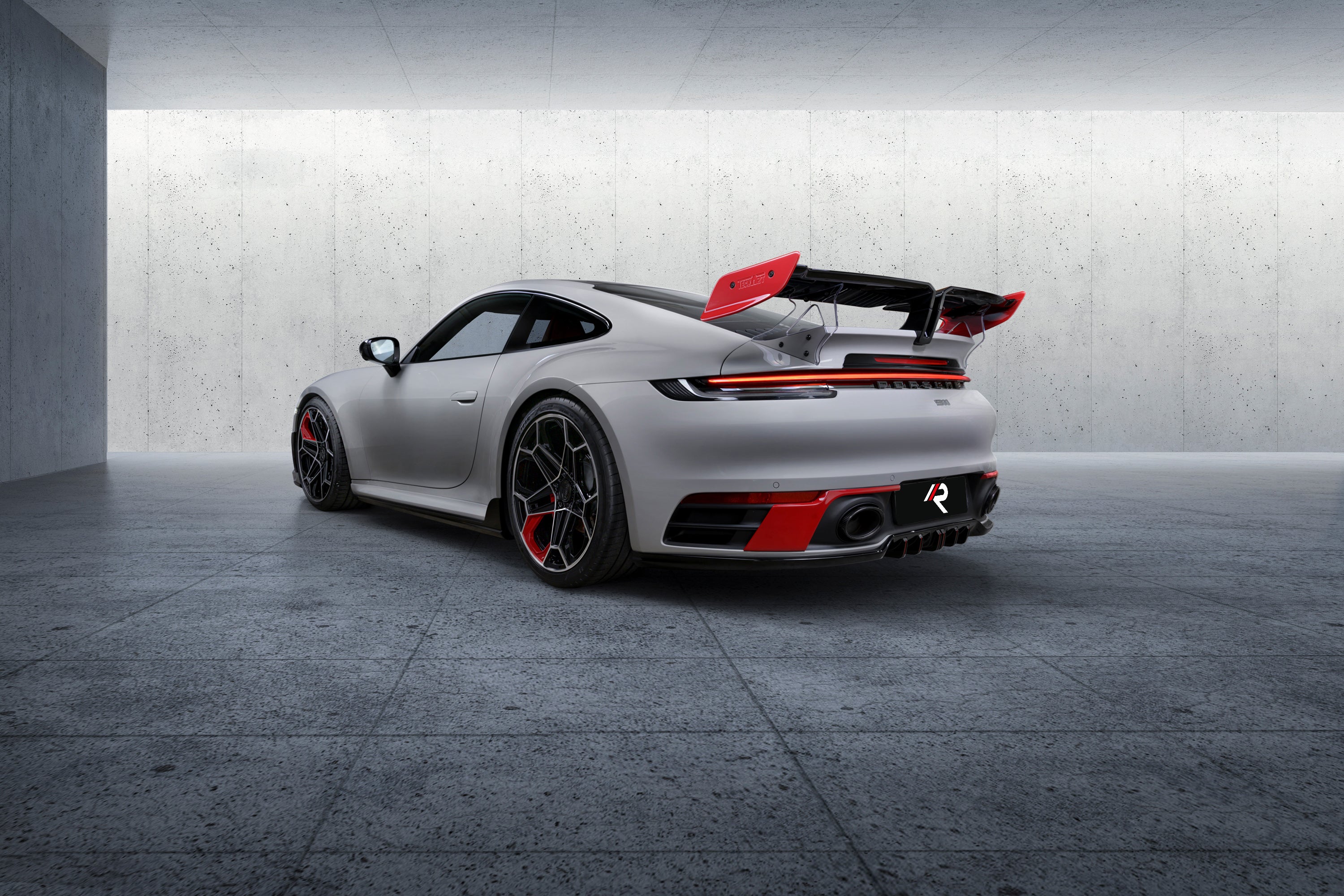 Porsche 911 992.1 Carerra Base/S/T/4/4S/Targa 4/Targa 4S/GTS 2020 2021 2022 2023 2024 with Aftermarket Parts - Rear Lip Spoiler Carbon Fiber / FRP from?Aero Republic