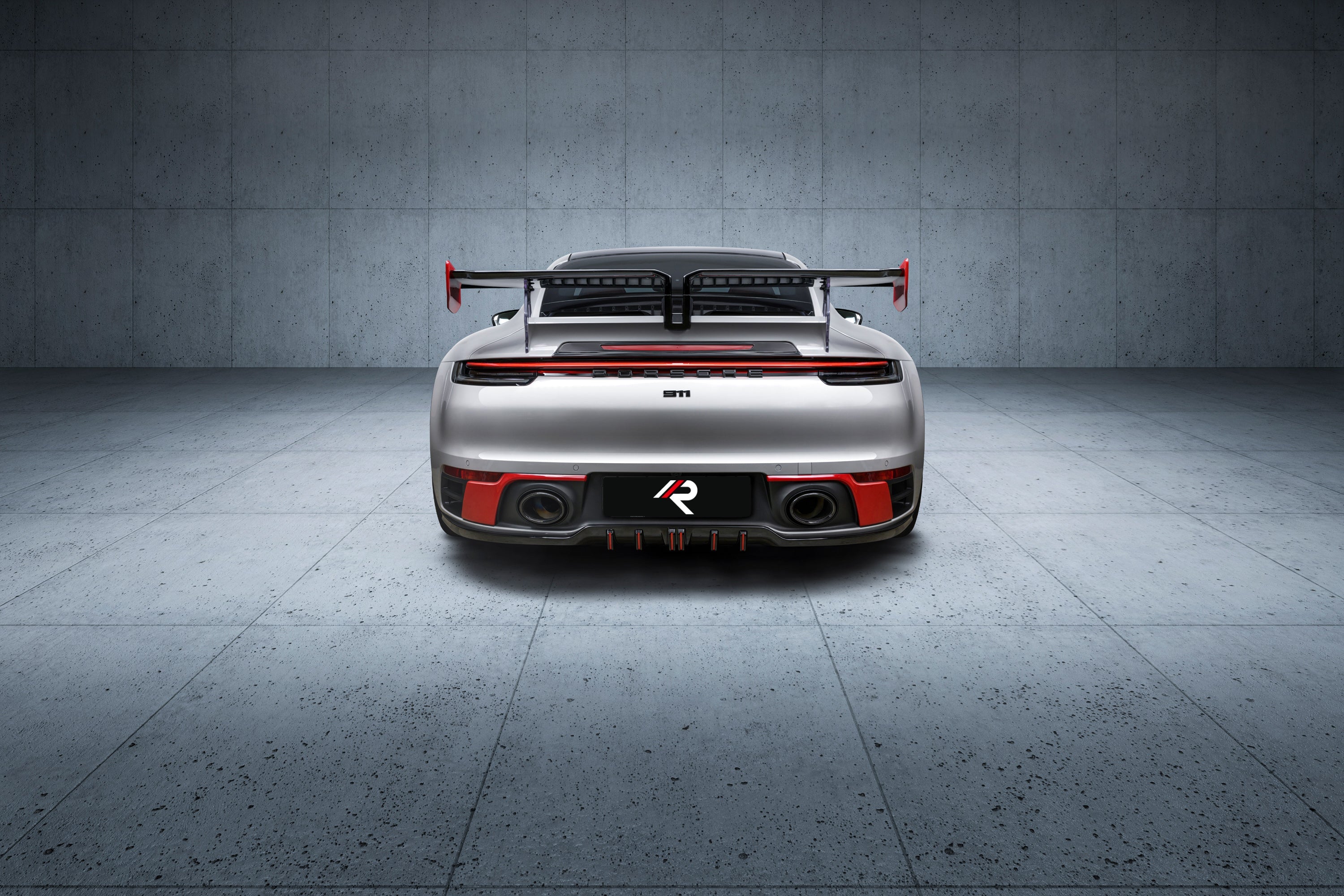 Porsche 911 992.1 Carerra Base/S/T/4/4S/Targa 4/Targa 4S/GTS 2020 2021 2022 2023 2024 with Aftermarket Parts - Rear Lip Spoiler Carbon Fiber / FRP from?Aero Republic