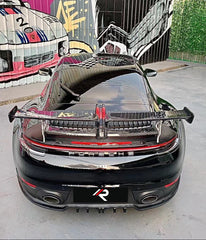 Porsche 911 992.1 Carerra Base/S/T/4/4S/Targa 4/Targa 4S/GTS 2020 2021 2022 2023 2024 with Aftermarket Parts - Rear Lip Spoiler Carbon Fiber / FRP from?Aero Republic