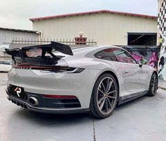 Porsche 911 992.1 Carerra Base/S/T/4/4S/Targa 4/Targa 4S/GTS 2020 2021 2022 2023 2024 with Aftermarket Parts - Rear Lip Spoiler Carbon Fiber / FRP from?Aero Republic