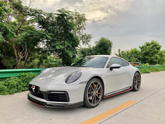Porsche 911 992.1 Carerra Base/S/T/4/4S/Targa 4/ Targa 4S/GTS 2020 2021 2022 2023 2024 with Aftermarket Parts - Side Skirts Carbon Fiber / FRP from Aero Republic