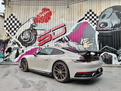 Porsche 911 992.1 Carerra Base/S/T/4/4S/Targa 4/Targa 4S/GTS 2020 2021 2022 2023 2024 with Aftermarket Parts - Rear Lip Spoiler Carbon Fiber / FRP from?Aero Republic