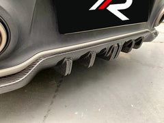 Porsche 911 992.1 Carerra Base/S/T/4/4S/Targa 4/ Targa 4S (base bumper only) 2020 2021 2022 2023 2024 with Aftermarket Parts - Rear Diffuser Carbon Fiber / FRP from Aero Republic
