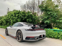 Porsche 911 992.1 Carerra Base/S/T/4/4S/Targa 4/Targa 4S/GTS 2020 2021 2022 2023 2024 with Aftermarket Parts - Rear Lip Spoiler Carbon Fiber / FRP from?Aero Republic