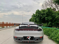 Porsche 911 992.1 Carerra Base/S/T/4/4S/Targa 4/ Targa 4S (base bumper only) 2020 2021 2022 2023 2024 with Aftermarket Parts - Rear Diffuser Carbon Fiber / FRP from Aero Republic