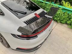 Porsche 911 992.1 Carerra Base/S/T/4/4S/Targa 4/Targa 4S/GTS 2020 2021 2022 2023 2024 with Aftermarket Parts - Rear Lip Spoiler Carbon Fiber / FRP from?Aero Republic