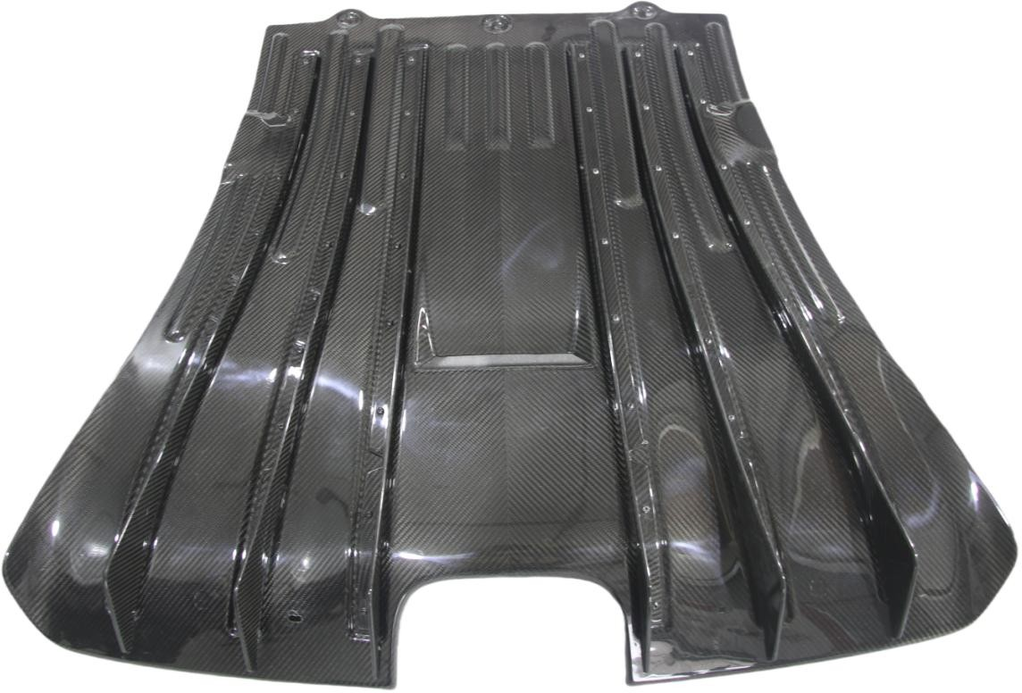 Porsche 911 992.1 GT3RS/Turbo/Turbo S 2023 2024 2025 with Aftermarket Parts - Rear Diffuser Pre-preg Carbon Fiber from Aero Republic