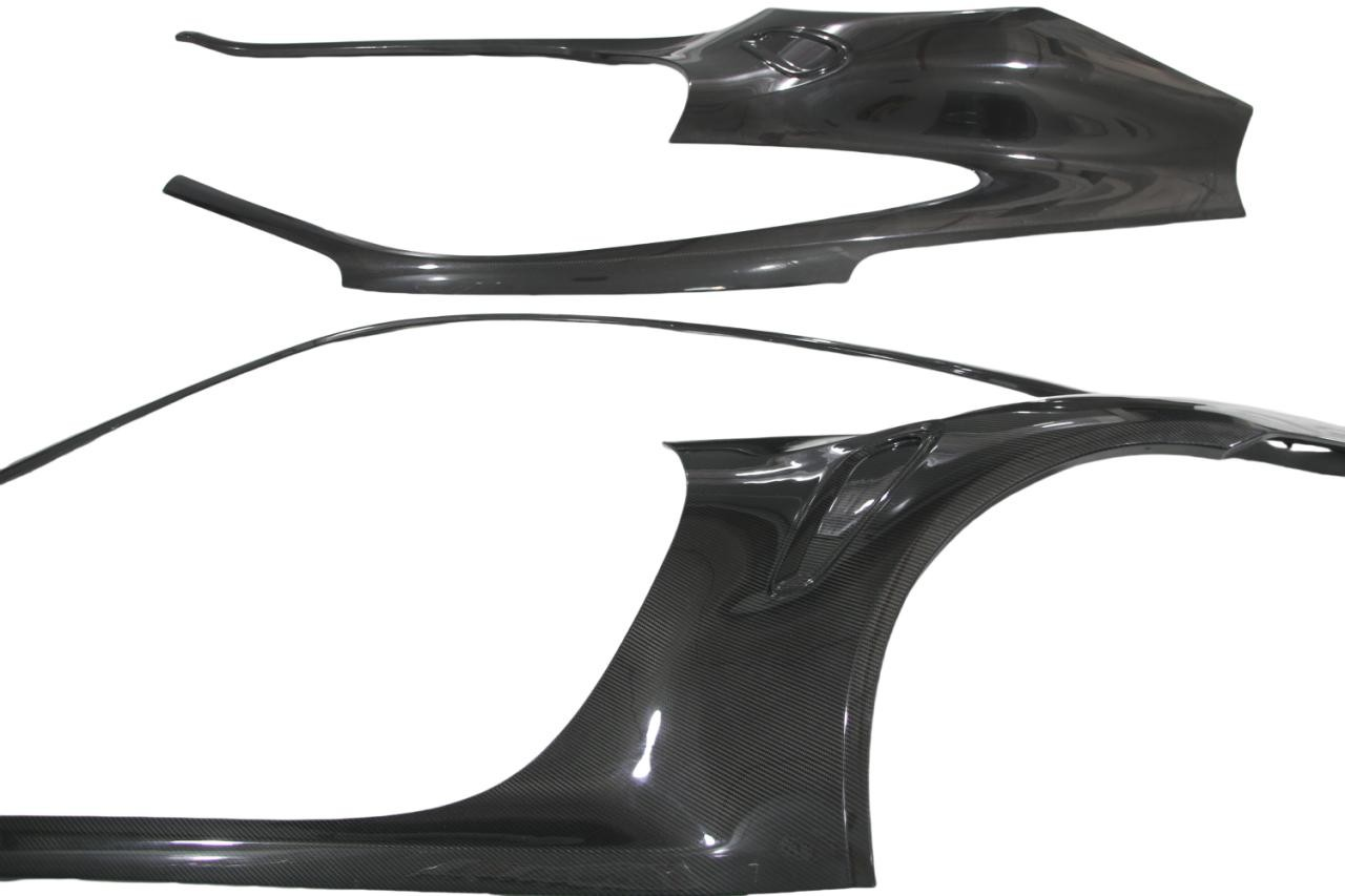 Porsche 911 992.1 Carerra Base/S/T/4/4S/GTS/GT3 2020 2021 2022 2023 2024 with Aftermarket Parts - GT3RS Conversion Rear Quarter Panel & Rocker Panel Cover Pre-preg Carbon Fiber from Aero Republic