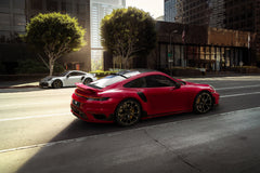 Porsche 911 992.1 Turbo/Turbo S 2020 2021 2022 2023 2024 2025 with Aftermarket Parts - T-ART Style Side Skirts?Carbon Fiber from Aero Republic