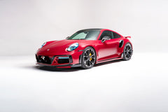 Porsche 911 992.1 Turbo/Turbo S 2020 2021 2022 2023 2024 2025 with Aftermarket Parts - T-ART Style Side Skirts?Carbon Fiber from Aero Republic