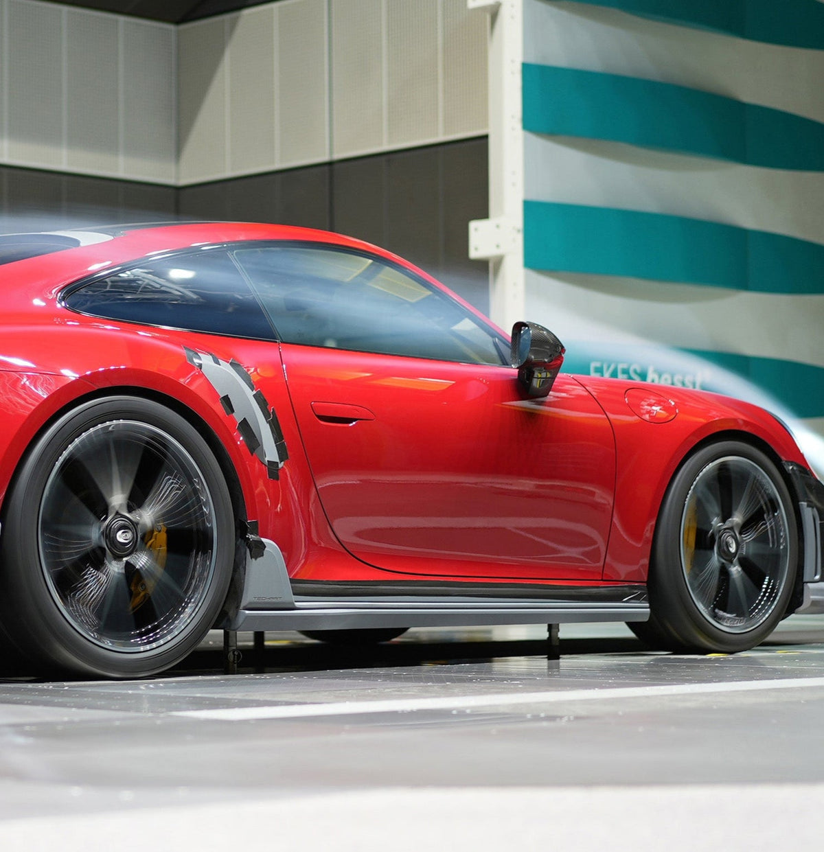 Porsche 911 992.1 Turbo/Turbo S 2020 2021 2022 2023 2024 2025 with Aftermarket Parts - T-ART Style Side Skirts?Carbon Fiber from Aero Republic
