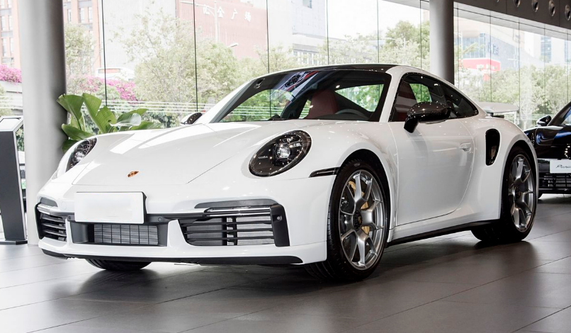 Porsche 911 992.1 Turbo/Turbo S 2020 2021 2022 2023 2024 2025 (non-aerokit version) with Aftermarket Parts - OEM Replacement Front Bumper Trims?Carbon Fiber from Aero Republic