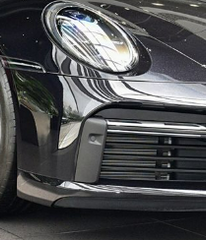 Porsche 911 992.1 Turbo/Turbo S 2020 2021 2022 2023 2024 2025 (non-aerokit version) with Aftermarket Parts - OEM Replacement Front Bumper Trims?Carbon Fiber from Aero Republic