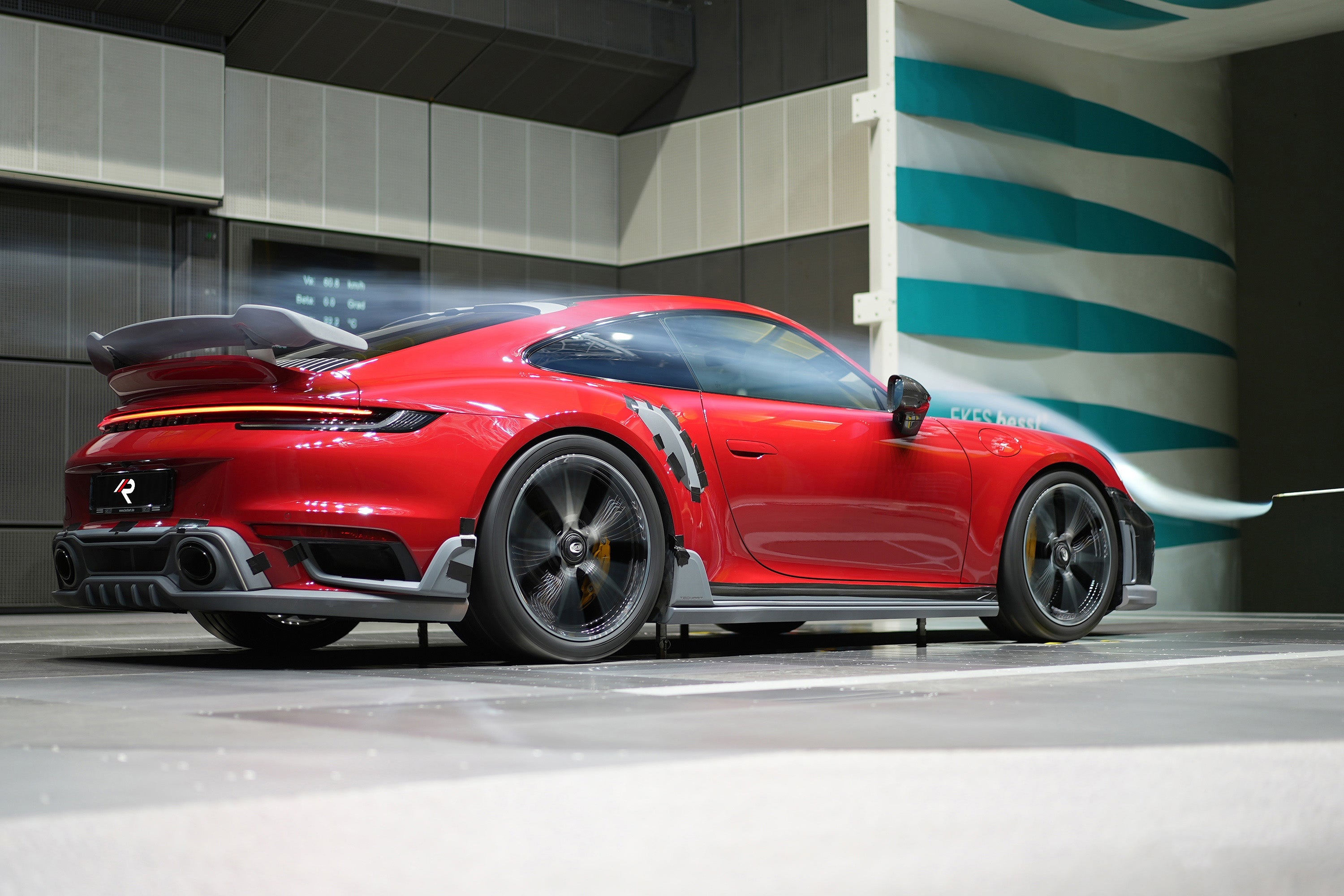 Porsche 911 992.1 Turbo/Turbo S 2020 2021 2022 2023 2024 2025 with Aftermarket Parts - T-ART Style Rear Spoiler?Carbon Fiber from Aero Republic