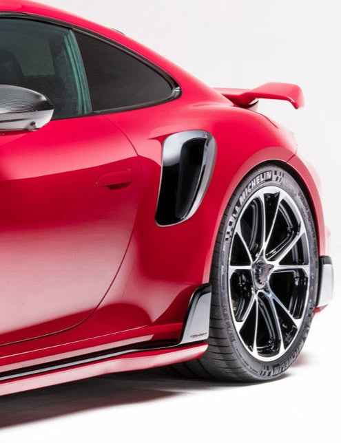 Porsche 911 992.1 Turbo/Turbo S 2020 2021 2022 2023 2024 2025 with Aftermarket Parts - T-ART Style Side Air Intake?Carbon Fiber from Aero Republic