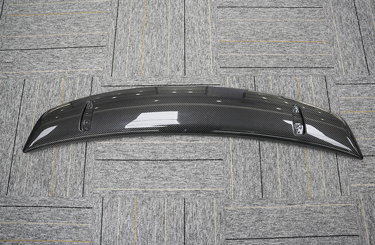 Porsche 911 992.1 Turbo/Turbo S 2020 2021 2022 2023 2024 with Aftermarket Parts - OEM Replacement Style Rear Wing Carbon Fiber / FRP from Aero Republic