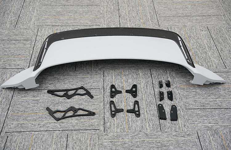 Porsche 911 992.1 Turbo/Turbo S 2020 2021 2022 2023 2024 with Aftermarket Parts - OEM Replacement Style Rear Lip Spoiler Carbon Fiber / FRP from Aero Republic