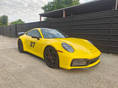 Porsche 911 992.1 Carrera Base/S/T/4/4S/Targa 4/ Targa 4S/GTS/Turbo/Turbo S/GT3/GT3RS 2020-2024 & 911 992.2 Carerra Base/S/T/4/4S/Targa 4/ Targa 4S/GTS/Turbo/Turbo S/GT3/GT3RS 2025-ON & Taycan 9J1 Sedan/Cross Turismo RWD/4S/GTS/Turbo/Turbo S 2020-ON with Aftermarket Parts - OEM Style Mirror Cap Dry Pre-preg Carbon Fiber from Aero Republic