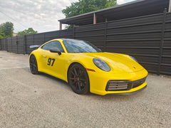 Porsche 911 992.1 Carrera Base/S/T/4/4S/Targa 4/ Targa 4S/GTS/Turbo/Turbo S/GT3/GT3RS 2020-2024 & 911 992.2 Carerra Base/S/T/4/4S/Targa 4/ Targa 4S/GTS/Turbo/Turbo S/GT3/GT3RS 2025-ON & Taycan 9J1 Sedan/Cross Turismo RWD/4S/GTS/Turbo/Turbo S 2020-ON with Aftermarket Parts - OEM Style Mirror Cap Dry Pre-preg Carbon Fiber from Aero Republic