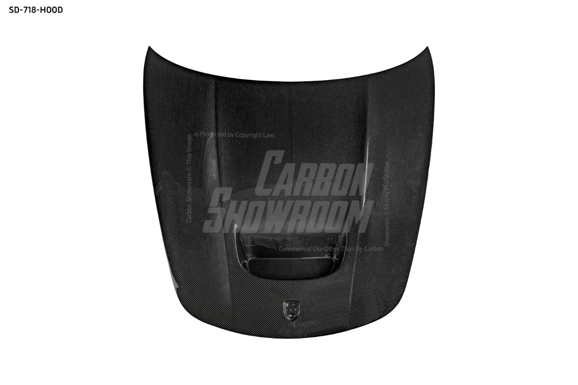SD Carbon Design DRY Carbon Fiber Hood Bonnet For Porsche 911 991 / 718 Cayman Boxster - Performance SpeedShop